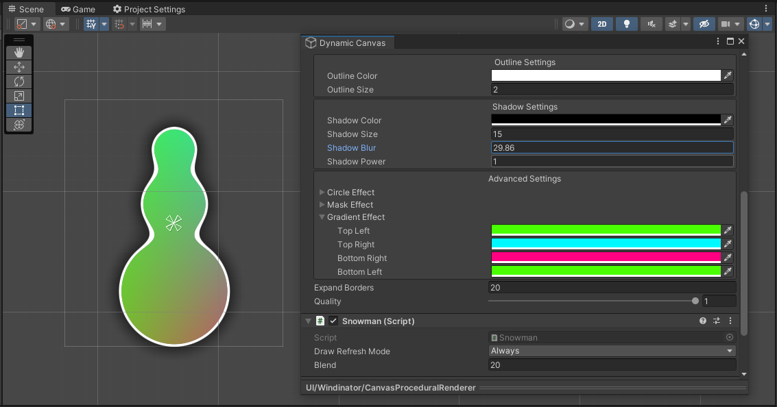 Add Dynamic Canvas